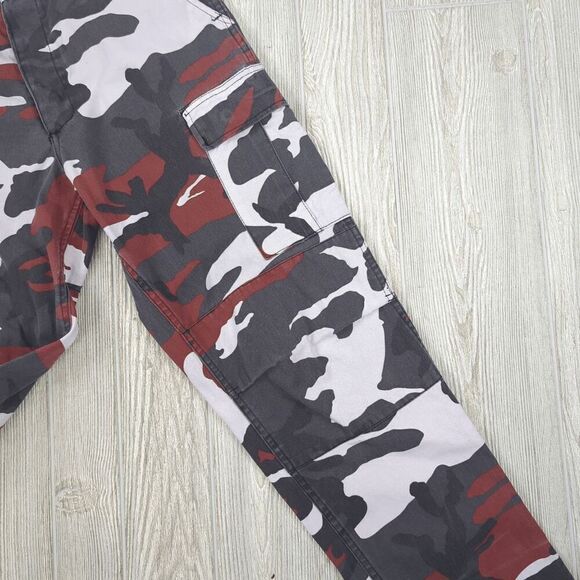 Rothco BDU Pants Mens Small R Red Camo Cargo Fatigue Stock# 1227-0429-KP-0704 - Picture 8 of 10